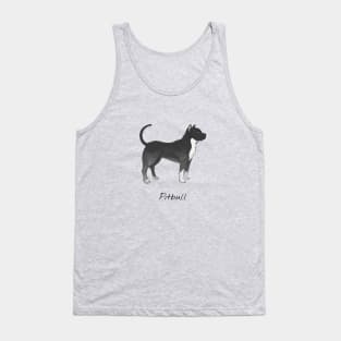 Pitbull dog Tank Top